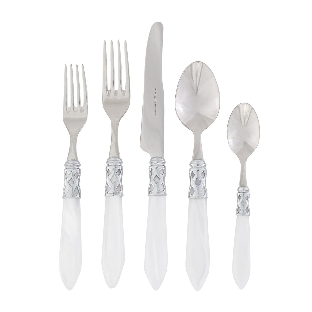 Aladdin Brilliant White Five-piece Place Setting by VIETRI