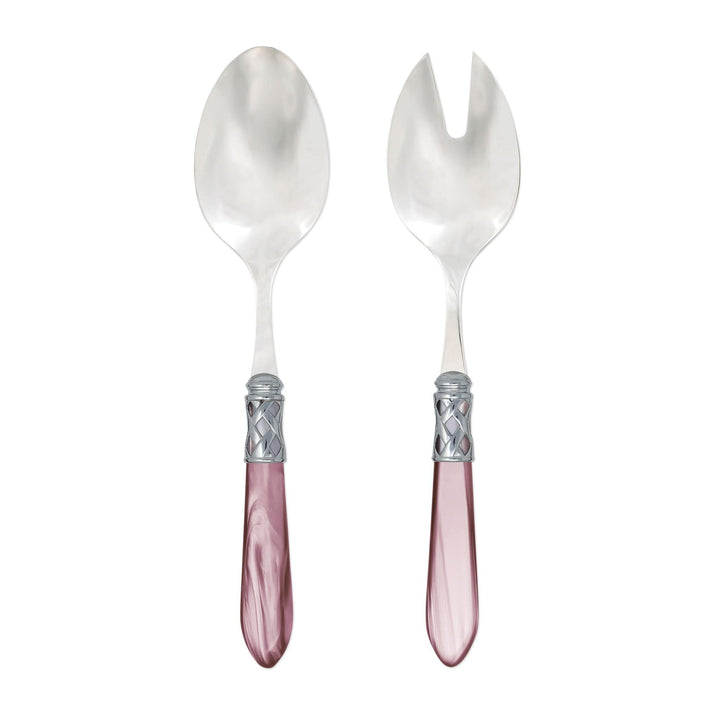 Aladdin Brilliant Lilac Salad Server Set by VIETRI