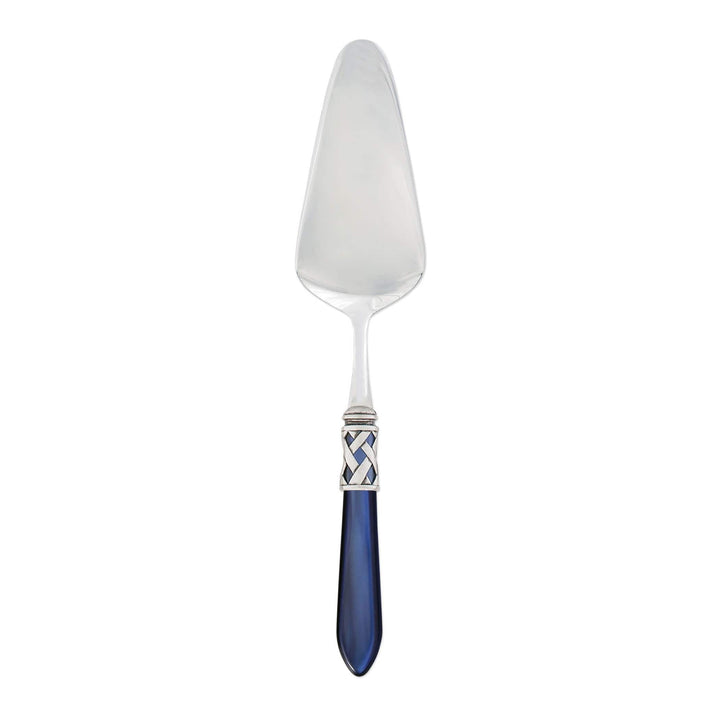 Aladdin Antique Blue Pastry Server by VIETRI