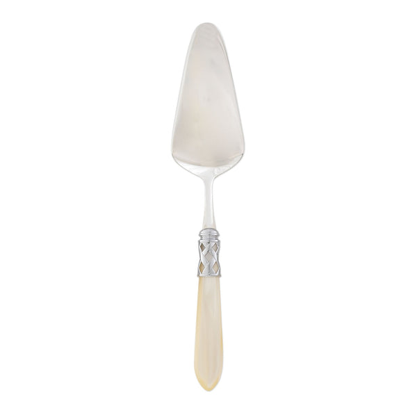 Aladdin Brilliant Ivory Pastry Server by VIETRI