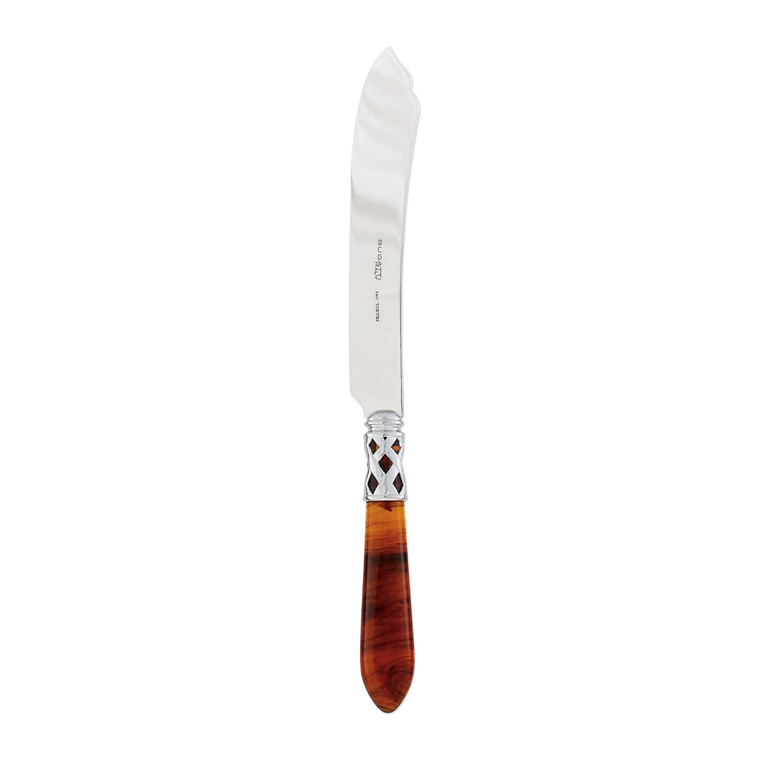 Aladdin Brilliant Tortoiseshell Cake Knife by VIETRI