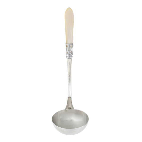 Aladdin Brilliant Ivory Soup Ladle by VIETRI