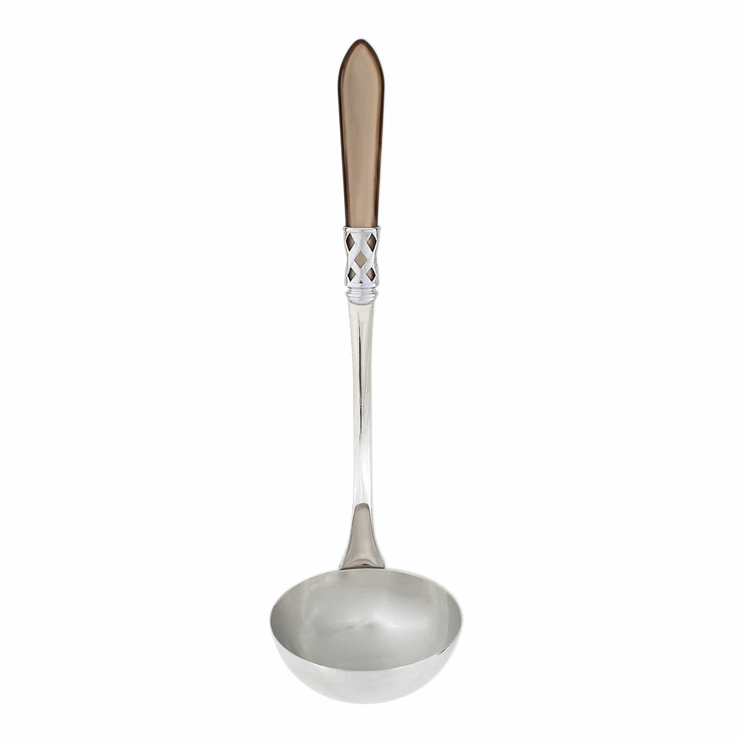 Aladdin Brilliant Taupe Soup Ladle by VIETRI