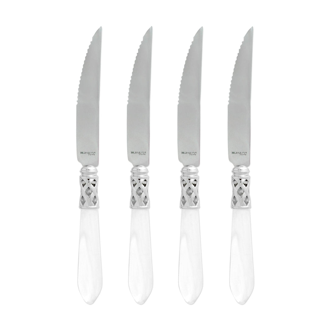 Aladdin Brilliant Clear Steak Knives by VIETRI