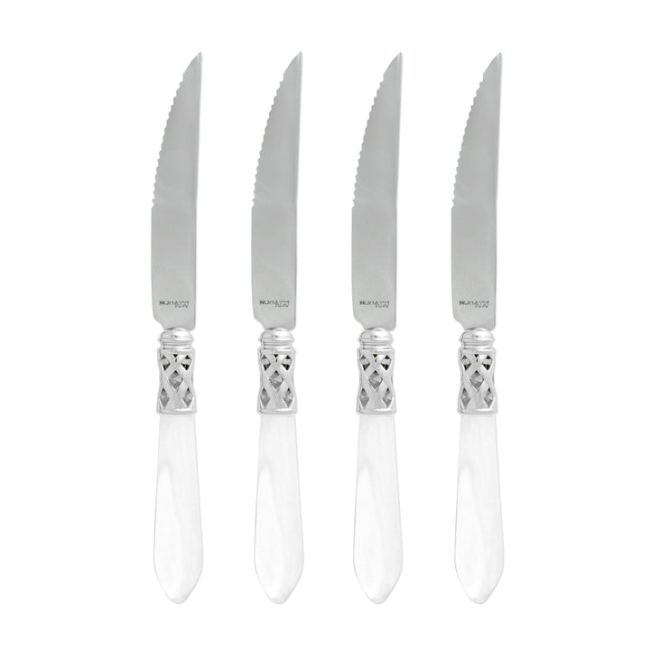 Aladdin Brilliant Clear Steak Knives by VIETRI