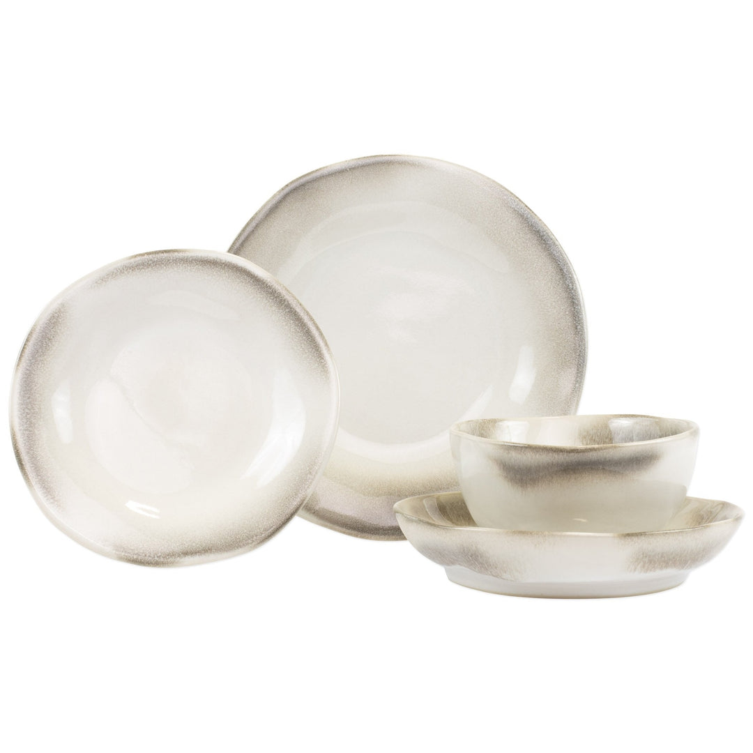 Aurora Ash Four-Piece Place Setting by VIETRI