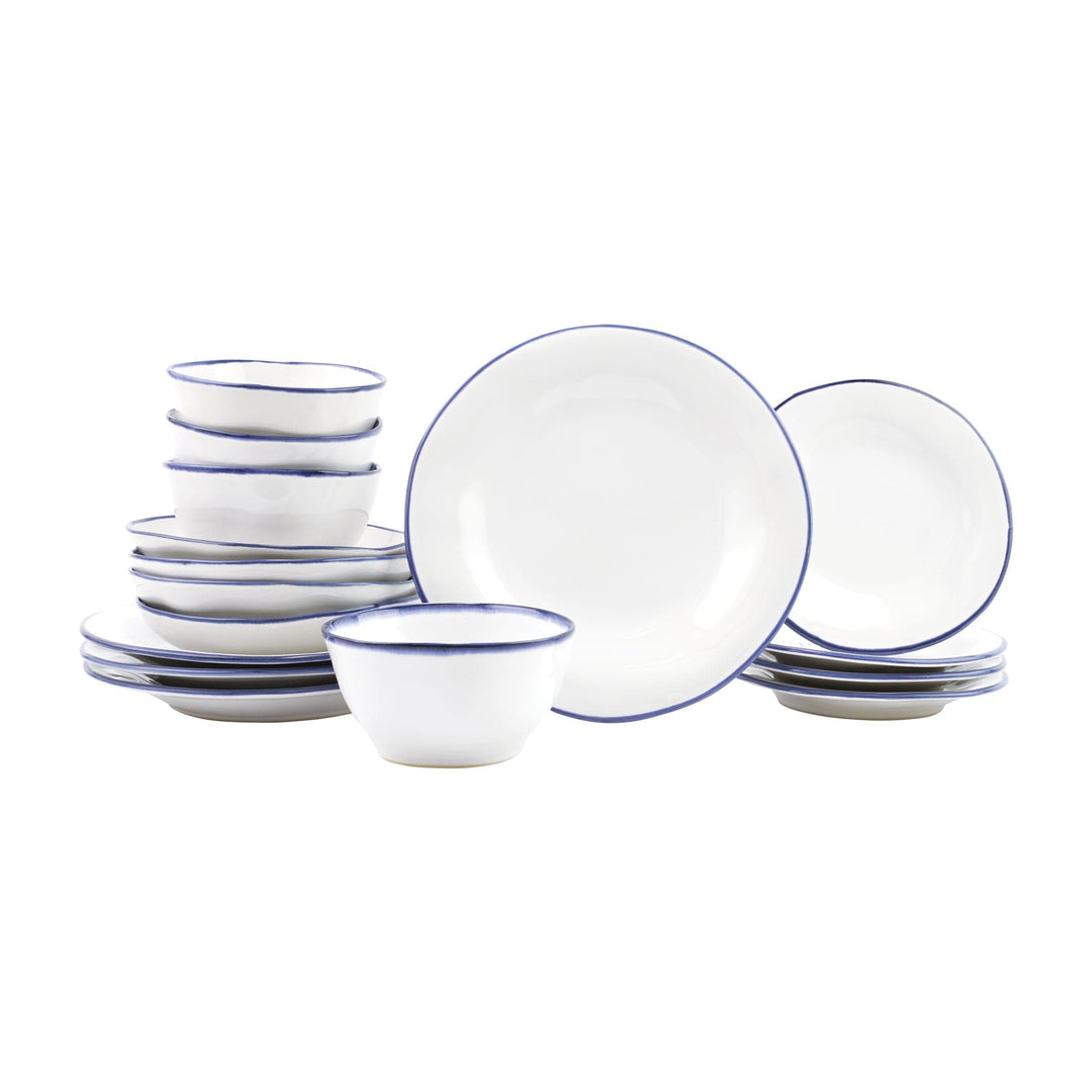 Aurora Edge Sixteen-Piece Place Setting