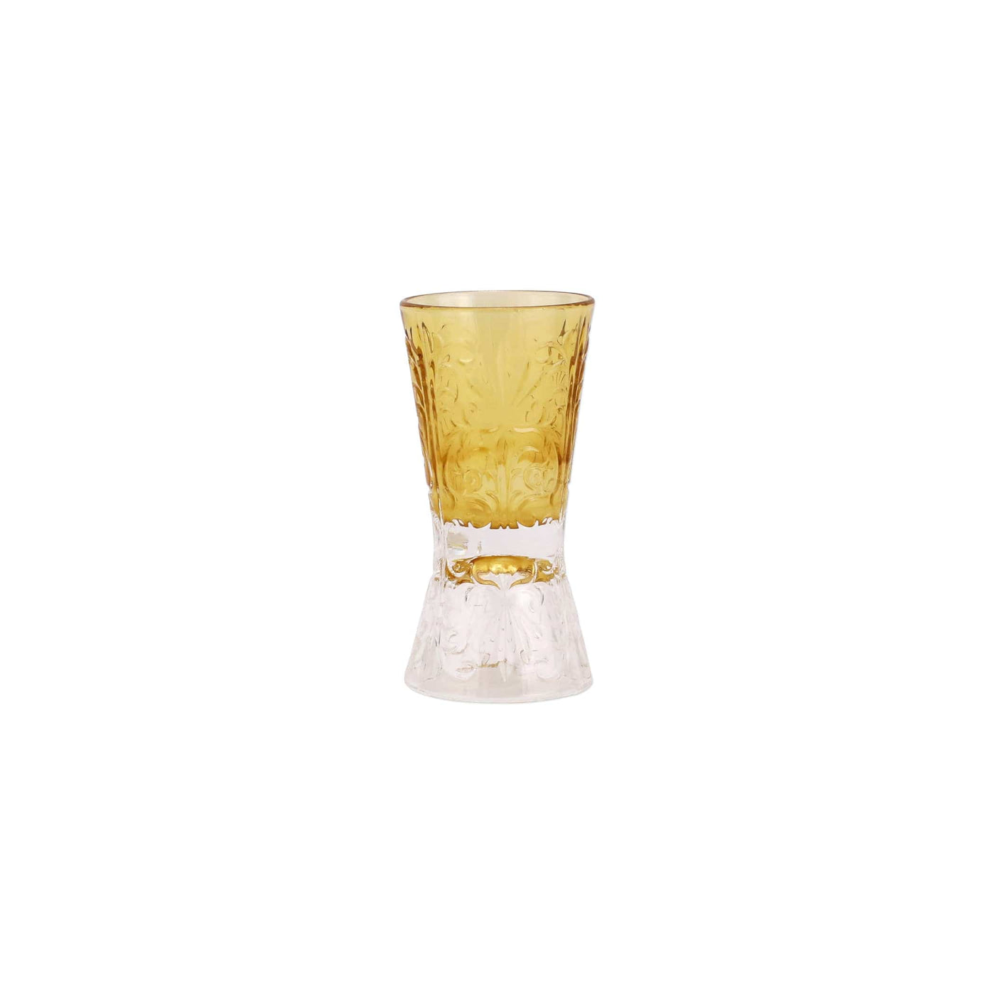 Barocco Amber Liquor Glass