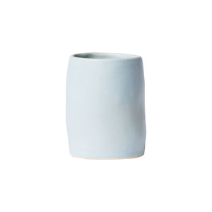 Bath Essentials Blue Matte Round Vase by VIETRI