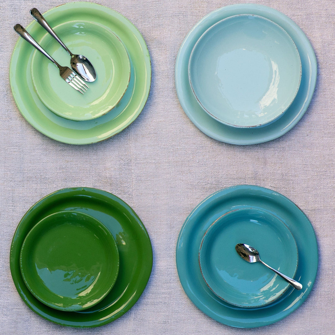 Cucina Fresca Turquoise Salad Plate