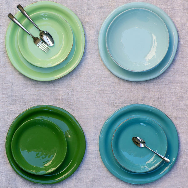 Cucina Fresca Turquoise Salad Plate