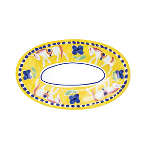 Campagna Cavallo Small Oval Tray by VIETRI