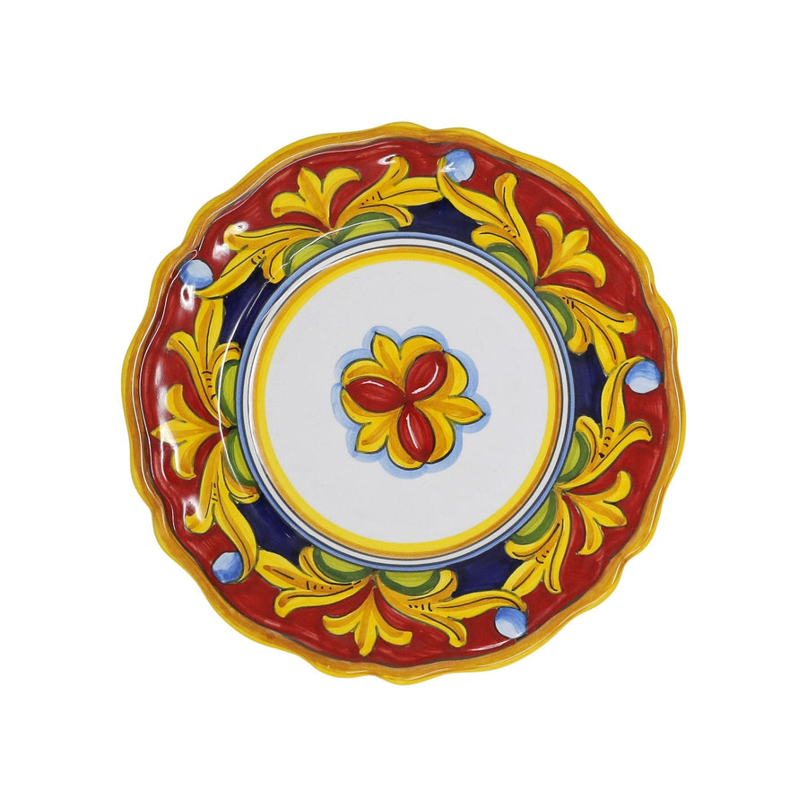 Red Umbria Salad Plates by VIETRI