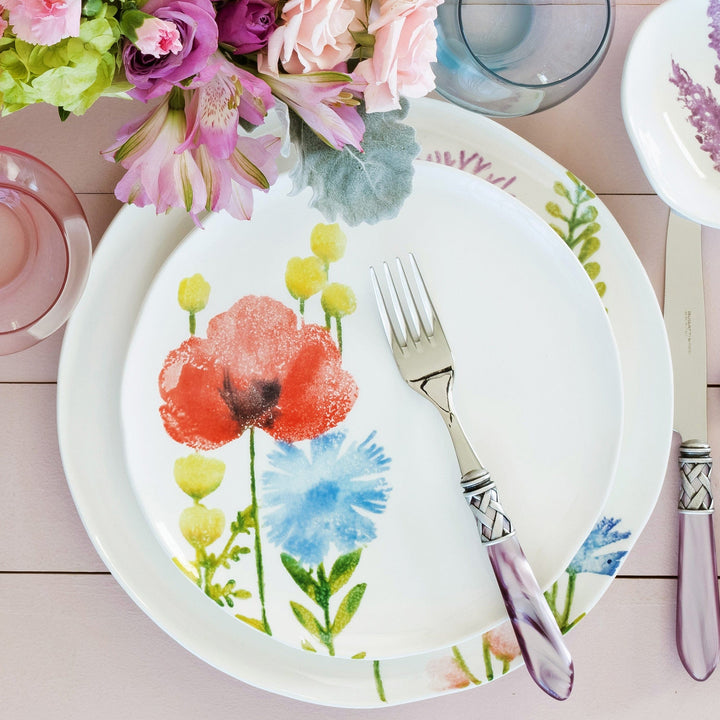 Fiori di Campo Poppy & Daisy Salad Plate