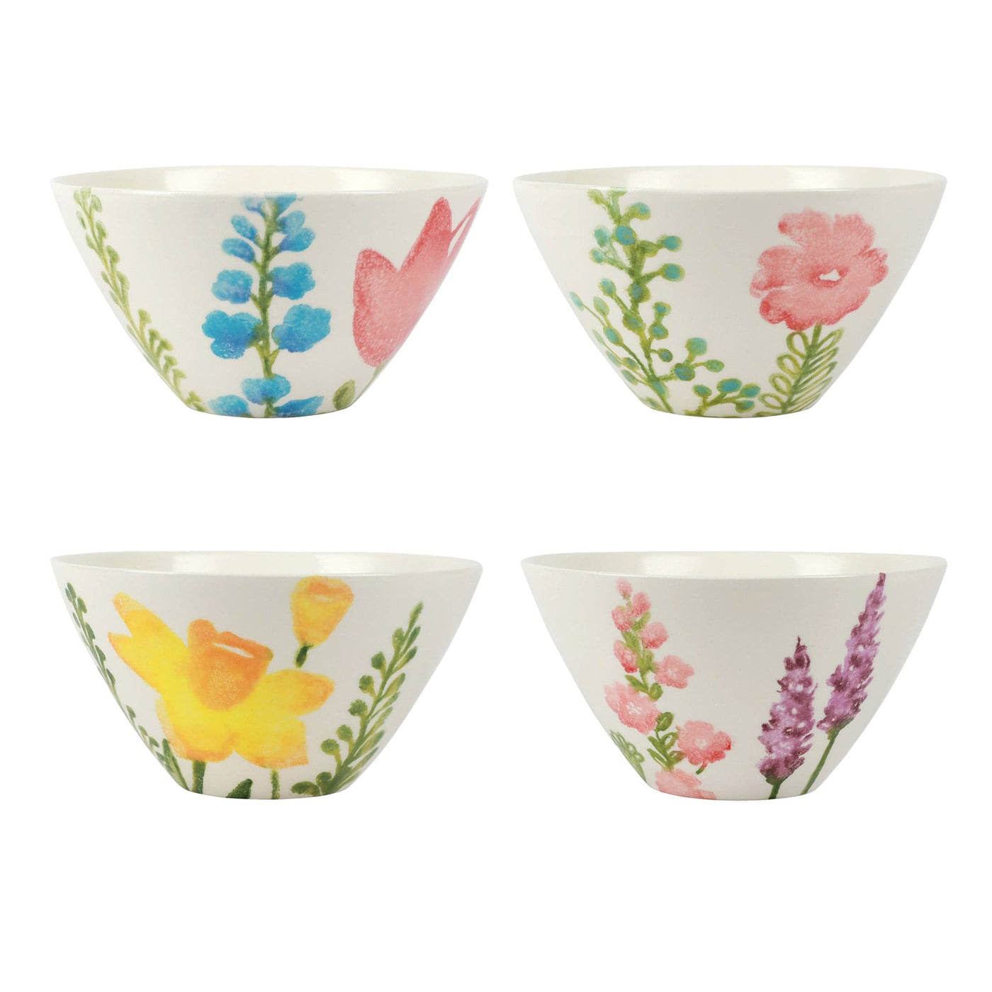 Fiori di Campo Cereal Bowls - Set of 4