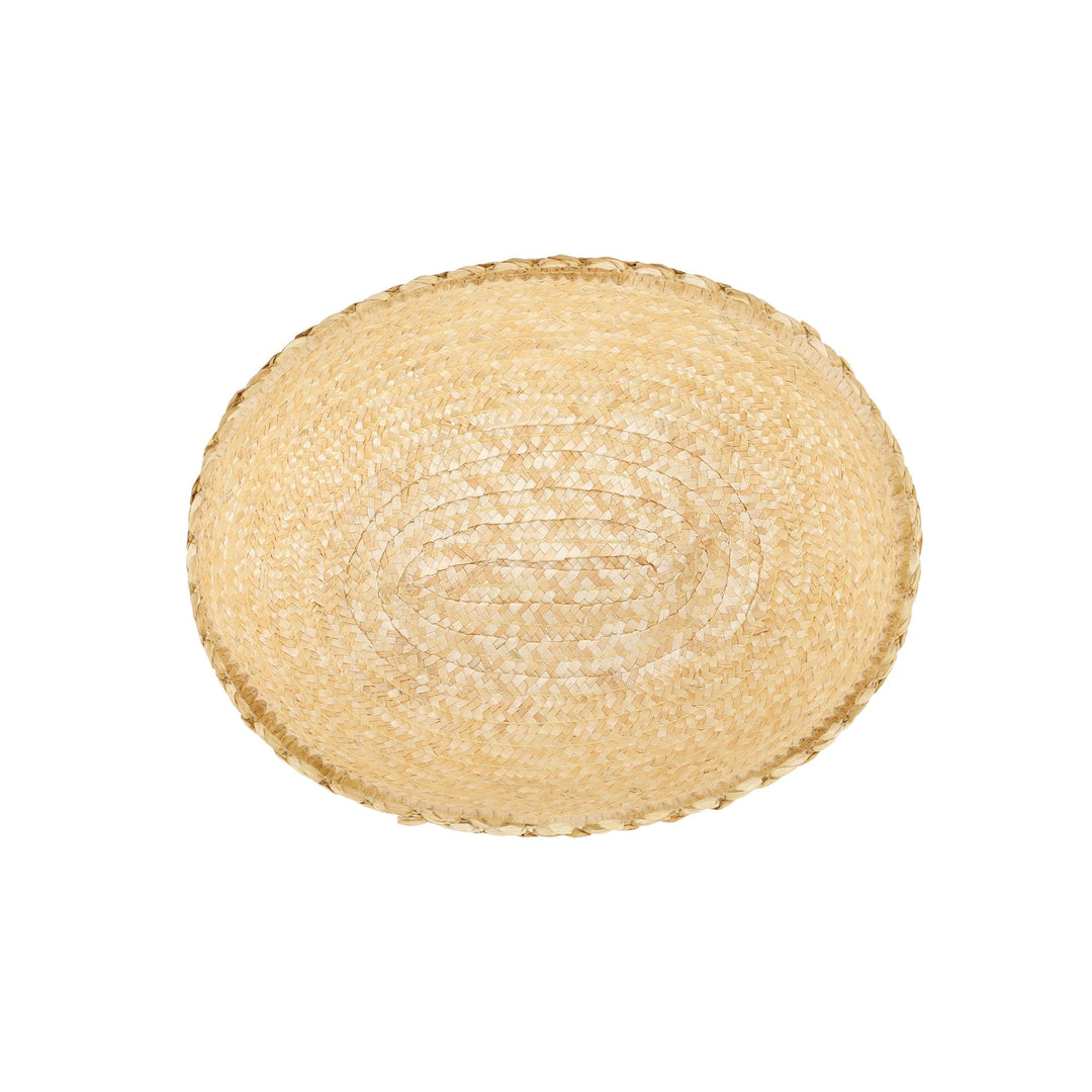 Florentine Straw Accessories Natural Large Round Bread Basket