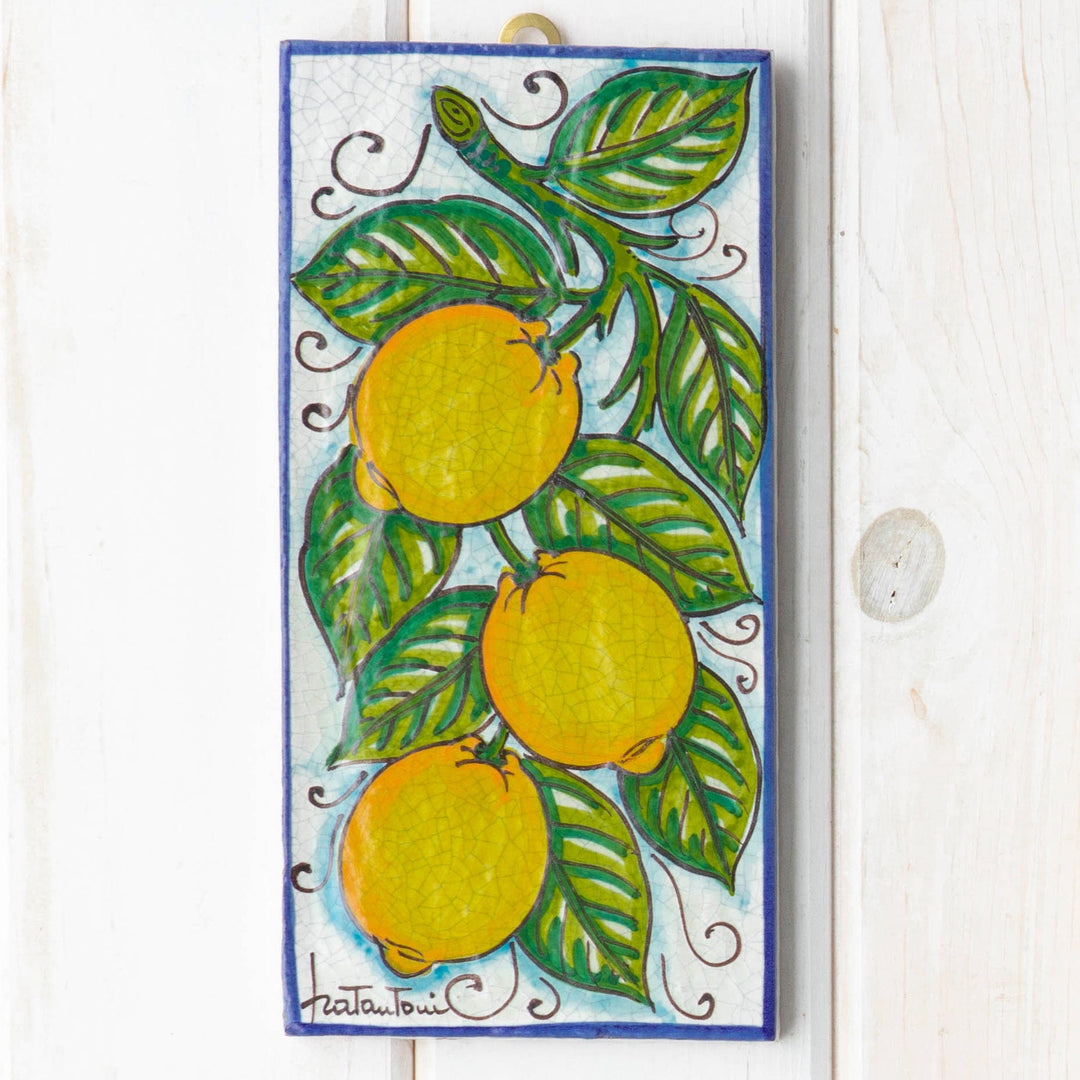 First Stones Lemon Vine Wall Plaque