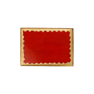 Florentine Wooden Accessories Red & Gold Box