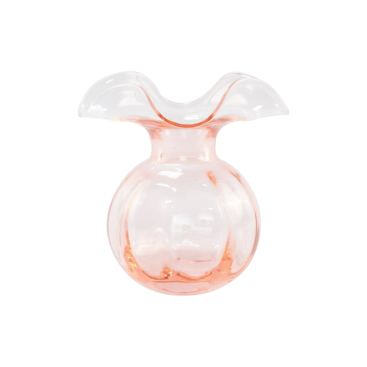 Hibiscus Glass Pink Bud Vase by VIETRI