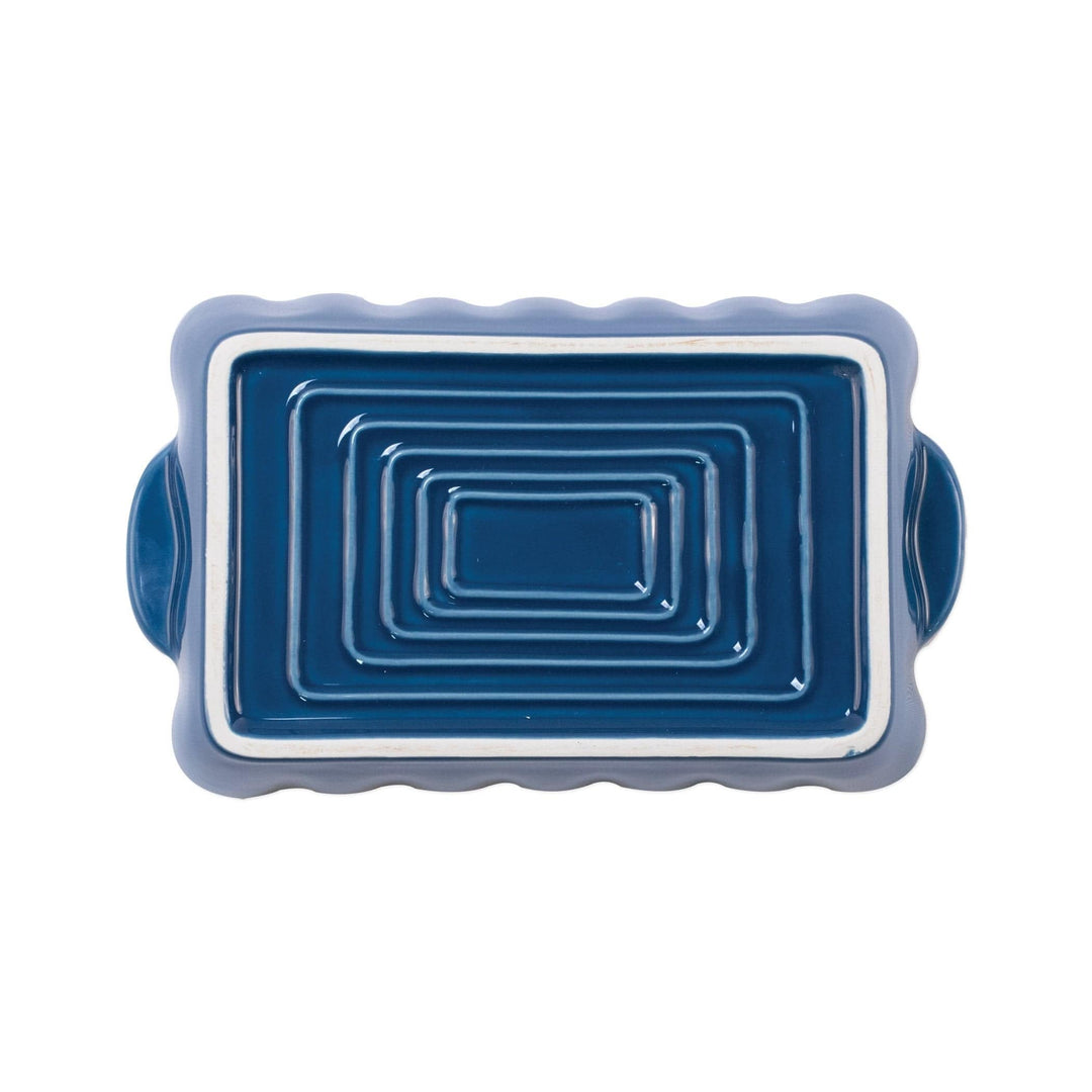 Italian Bakers Blue Small Rectangular Baker by VIETRI