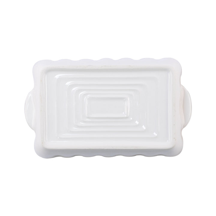 Italian Bakers White Small Rectangular Baker by VIETRI