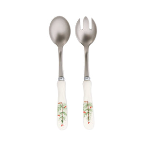 Lastra Holiday Salad Server Set - Gift Boxed