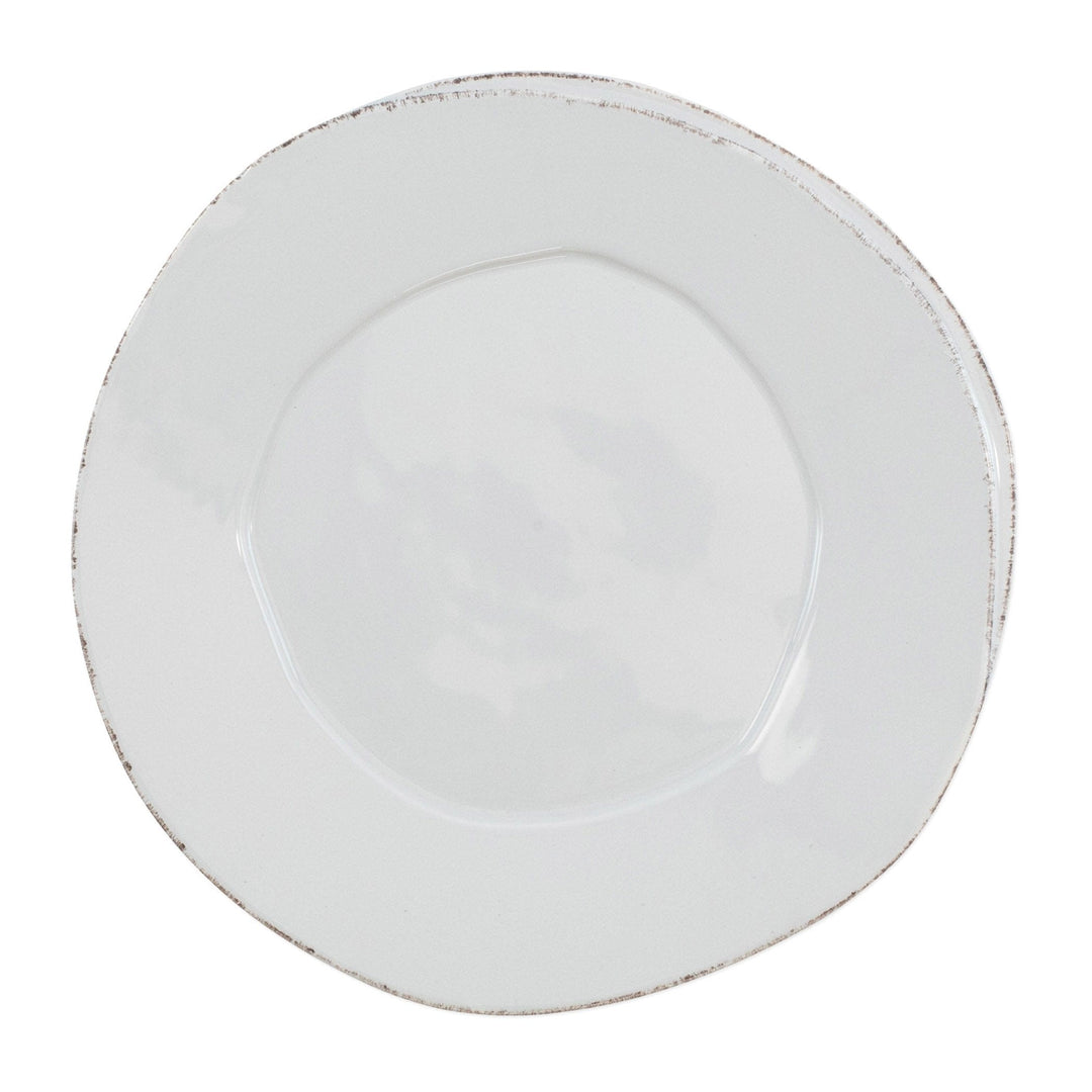 Lastra Light Gray Dinner Plate by VIETRI