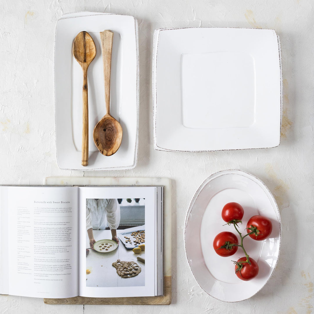 Lastra White Square Platter