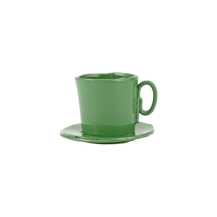 Lastra Green Espresso Cup & Saucer