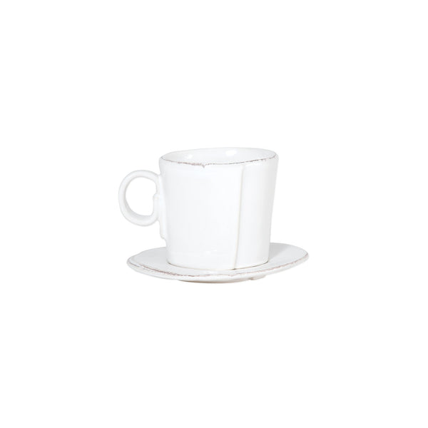 Lastra  Espresso Cup and Saucer by VIETRI