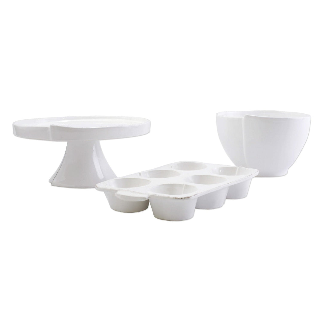 Lastra White 3-Piece Bakeware Essentials Set