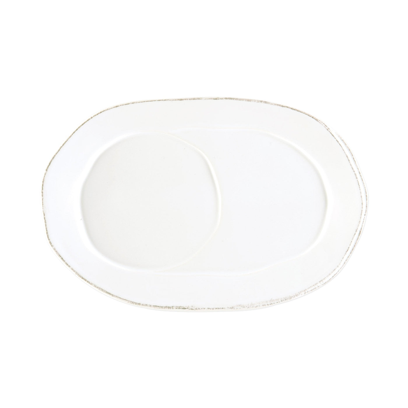 Lastra Oval Tray by VIETRI