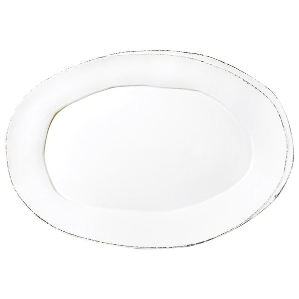 Lastra Oval Platter by VIETRI