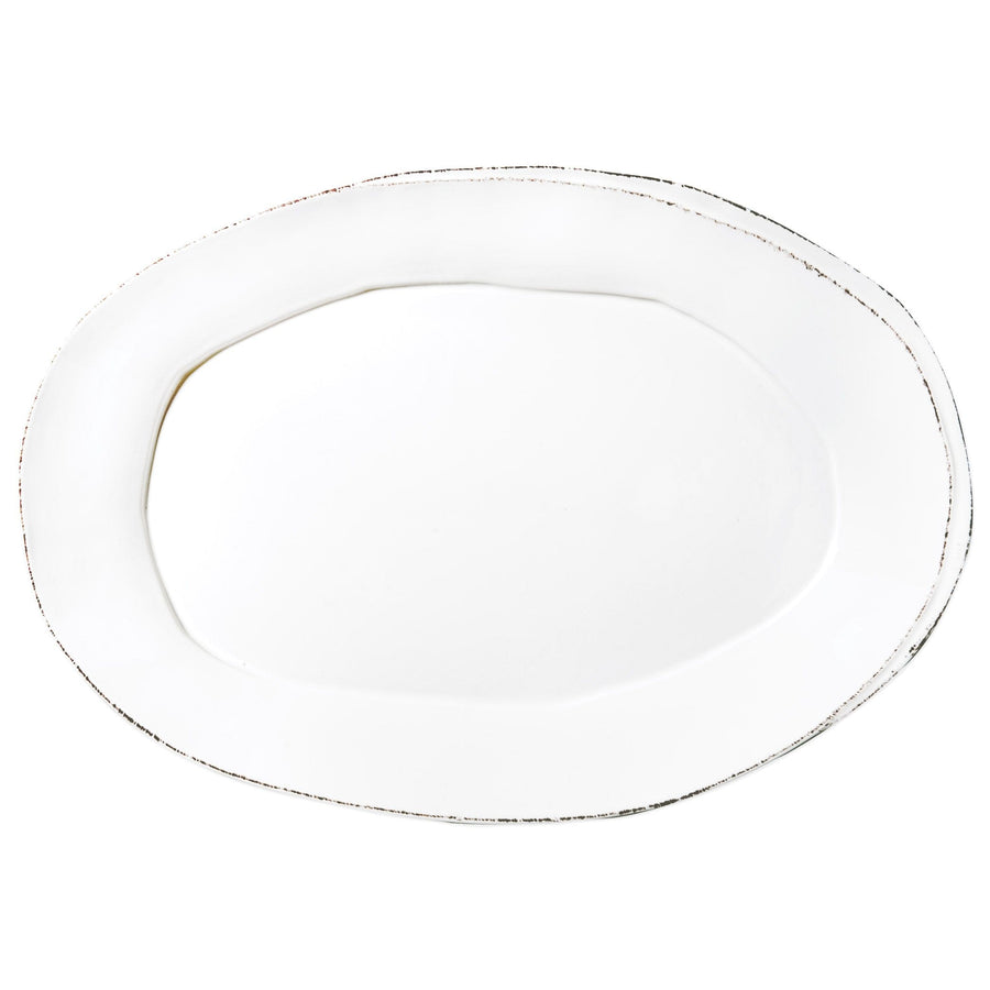 Lastra Oval Platter by VIETRI