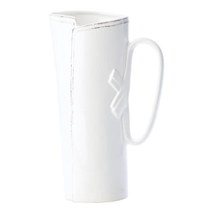 Lastra White Tavern Pitcher by VIETRI