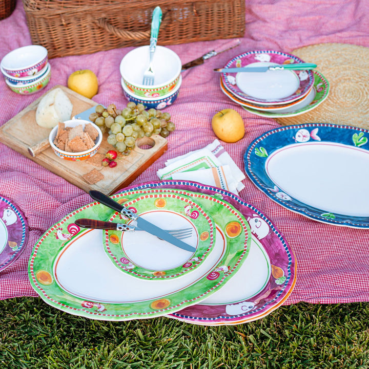 Melamine Campagna Gallina Salad Plate