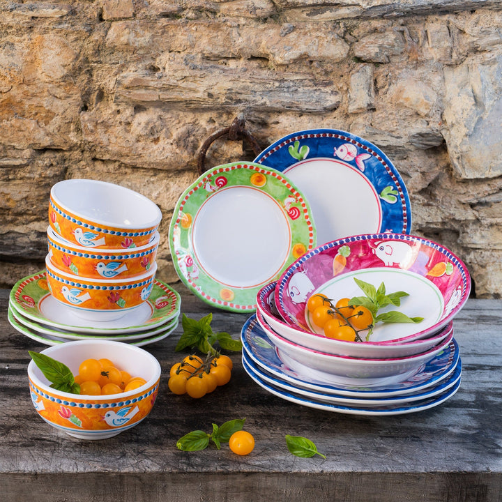 Melamine Campagna Gallina Salad Plate