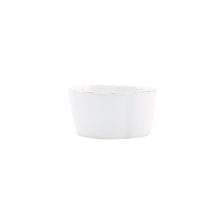 Melamine Lastra White Condiment Bowl by VIETRI