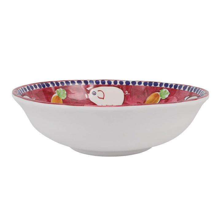 Melamine Campagna Porco Large Serving Bowl