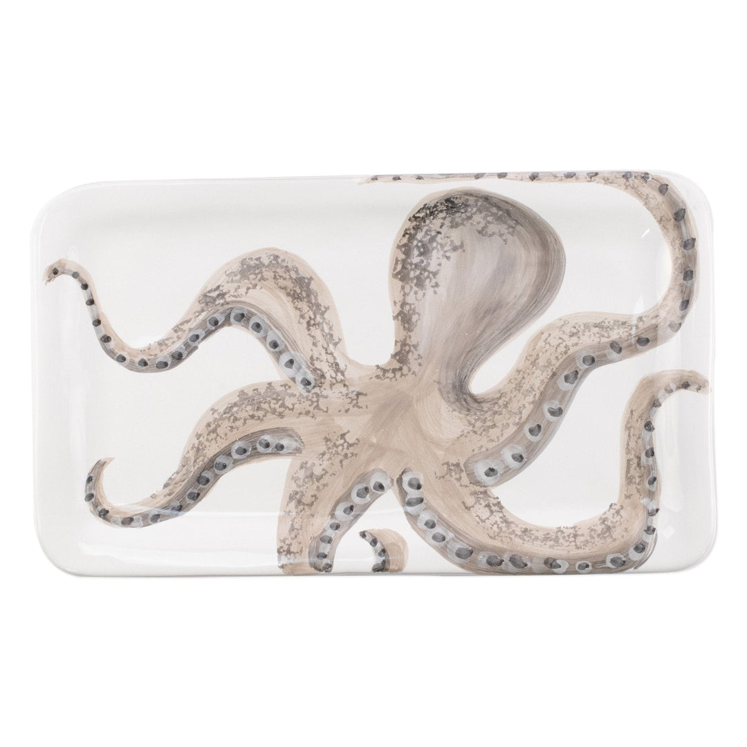 Marina Octopus Rectangular Platter by VIETRI