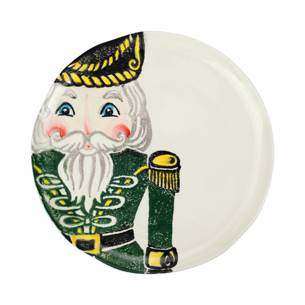 Nutcrackers Green Dinner Plate