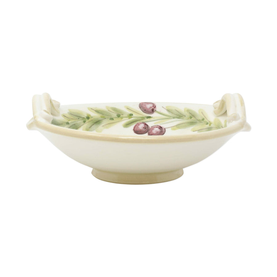 Olive Handled Medium Serving Bowl by VIETRI