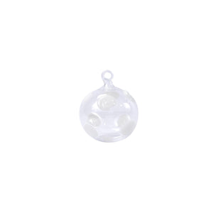 Ornaments White Drop Ball Ornament by VIETRI