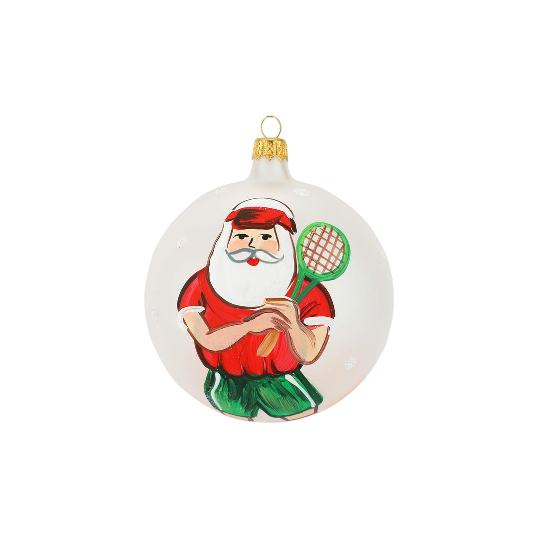 Old St. Nick Tennis Ornament