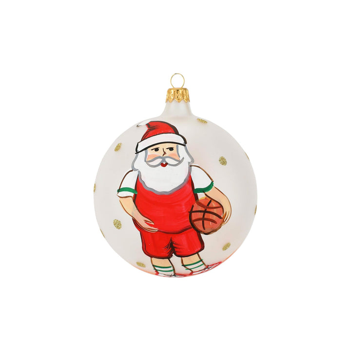 Old St. Nick Basketball Ornament