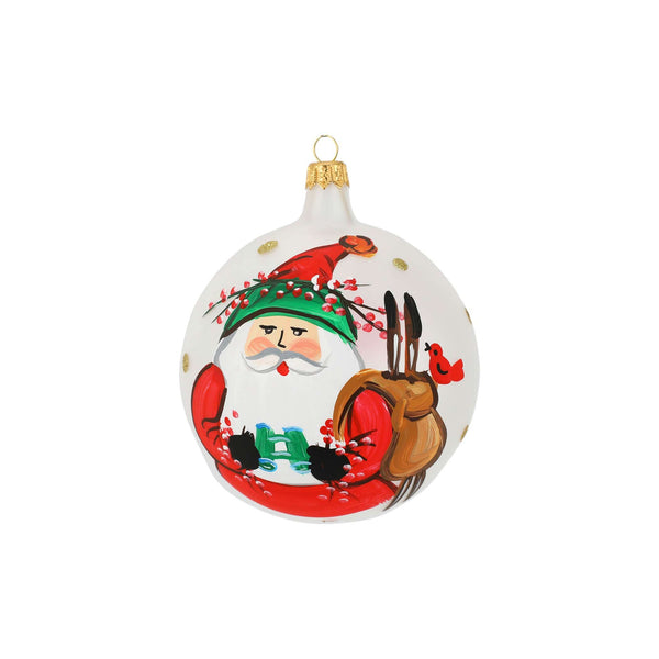 Old St. Nick Birdwatcher Ornament