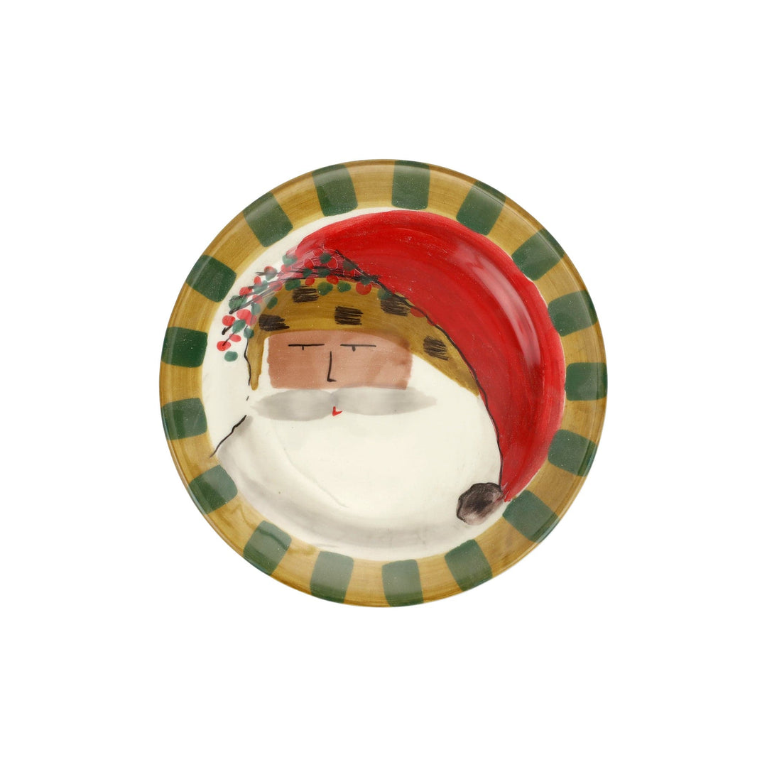 Old St. Nick Multicultural Round Salad Plate - Animal Hat