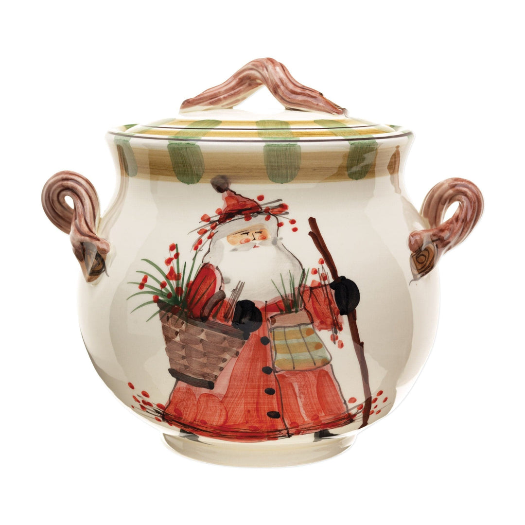 Old St Nick Biscotti Jar by VIETRI