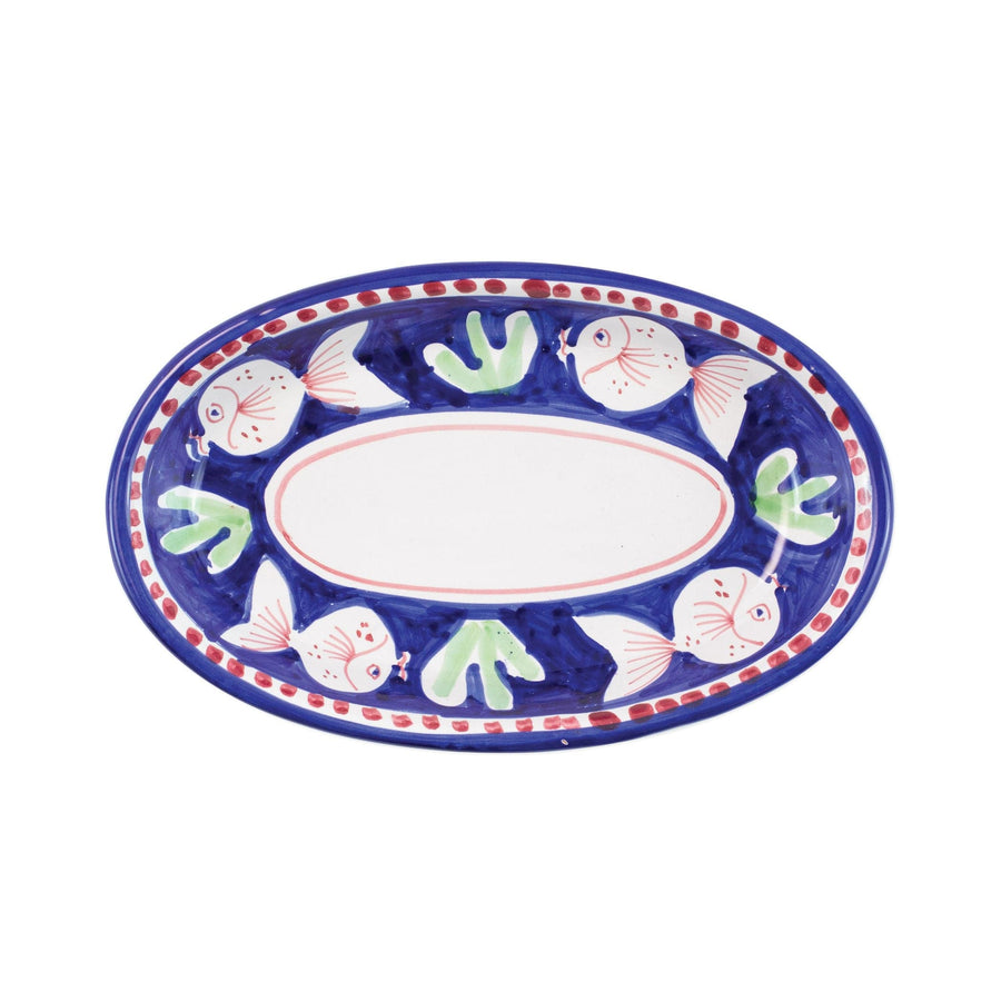 Campagna Pesce Small Oval Tray by VIETRI