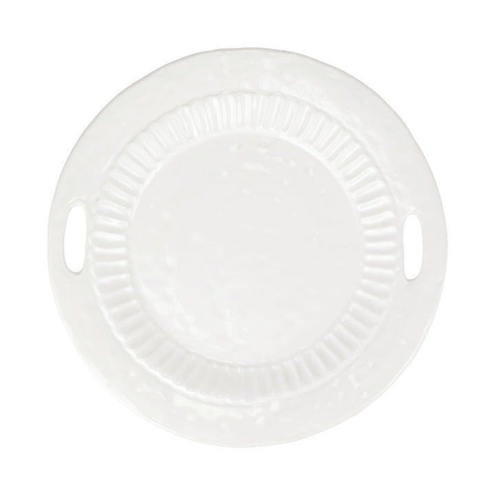 Pietra Serena Handled Round Tray